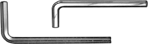 Pin wrench, 1/8", hexagon, L 62 mm