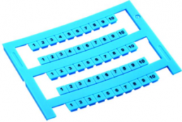 Numbering clips, blue, for splice cassette, 100001302
