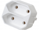 Double connector, 1022, white