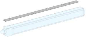 Protective screen, 795 mm for security light curtain, XUSZWPE075