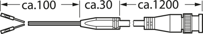 BNC AL 0,64 Hirschmann Test & Measurement Assembled Coaxial Cables Image 2