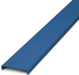 Cover profile, (L x W x H) 2000 x 120 x 14.4 mm, PVC, blue, 3240329