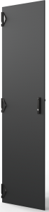 Varistar CP Steel Door, Plain With 3-Point Locking, RAL 7021, 42 U, 2000H, 600W, IP20