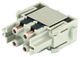 Socket contact insert, 4 pole, unequipped, crimp connection, 09140044713