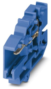 COMBI jack, spring balancer connection, 0.08-4.0 mm², 1 pole, 24 A, 6 kV, blue, 3042227