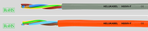 PVC control line H05VV-F 3 x 1.0 mm², AWG 18, unshielded, orange