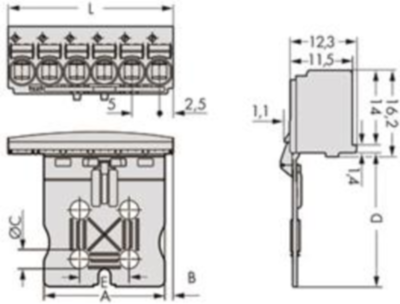 2092-1102/002-000 WAGO PCB Connection Systems Image 2