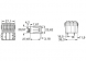 Cermet potentiometer, 10 turns, 10 kΩ, 2 W, solder lug, 3683S-1-103L