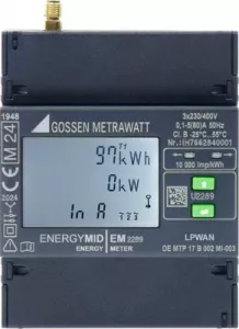 EM2289, MID, 4-L, 5(80)A LPWAN Gossen Metrawatt Energy Measurement