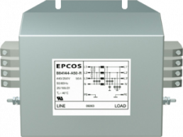 EMC filter, 50 to 60 Hz, 180 A, 250/440 VAC, print terminal, B84144A0180R000