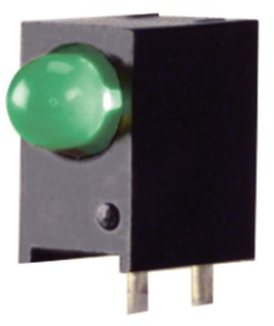 LED, THT, Ø 2.9 mm, green, 568 nm, 8 to 20 mcd, 40°, L-710A8EW/1GD