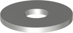 Large area disk, M10, H 1.5 mm, inner Ø 10.5 mm, outer Ø 30 mm, stainless steel, 3403155