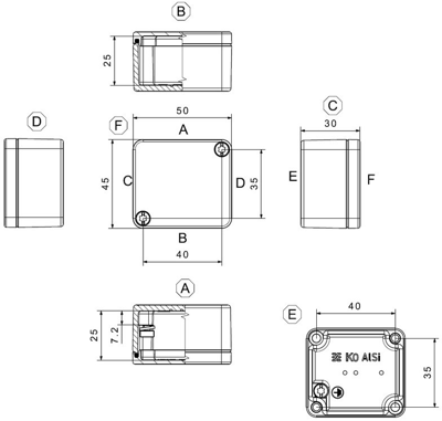 0573200000 Weidmüller General Purpose Enclosures Image 2