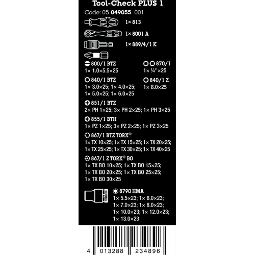 05049055001 Wera Sockets, Ratchets and Accessories Image 3