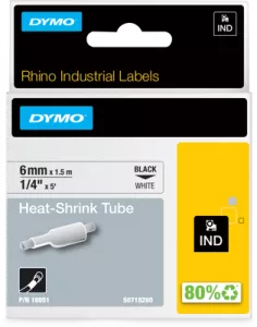 18051 DYMO Heat shrinkable tubing Marking