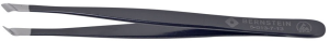 ESD assembly tweezers, uninsulated, antimagnetic, stainless steel, 125 mm, 5-013-7-13