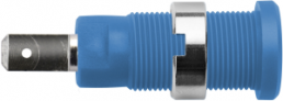 2 mm panel socket, plug-in connection, CAT III, blue, SEB 8660 NI / BL