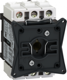 Load-break switch, Rotary actuator, 3 pole, 32 A, (W x H x D) 55 x 74 x 60 mm, screw mounting, V1