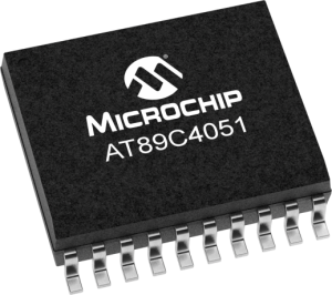 8051 microcontroller, 8 bit, 24 MHz, SOIC-20, AT89C4051-24SU