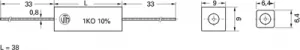 KHS10AKB-AX-2R2AA Vitrohm Wirewound Resistors