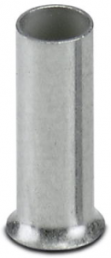 Uninsulated Wire end ferrule, 2.5 mm², 7 mm long, DIN 46228/1, silver, 3200289
