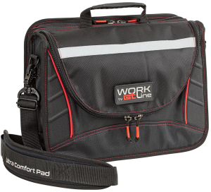Tool and laptop bag, without tools, (L x W) 400 x 130 mm, 1.4 kg, TOP 10 R