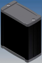 Aluminum Profile enclosure, (L x W x H) 70 x 59.9 x 30.9 mm, black (RAL 9004), IP54, TEKAL 11.29