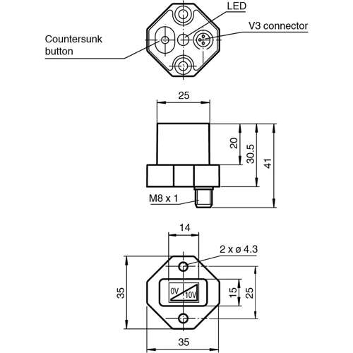 263762 PEPPERL+FUCHS Proximity Switches, Reed switches Image 2