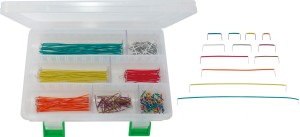 Wire jumper assortment for breadboards, 350 items, 206952-40