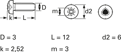 7500C03012ZN Screws, Threaded Rods Image 3