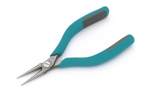 ESD-round nose pliers, L 146 mm, 76 g, 2443P