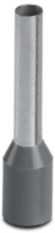 Insulated Wire end ferrule, 2.5 mm², 18 mm/12 mm long, NF C 63-023, gray, 3200205