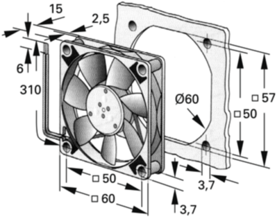 612 FL ebm-papst Axial Fans Image 2