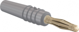 2 mm plug, solder connection, 0.5 mm², gray, 22.2618-28