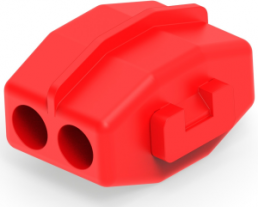 Cable splices IDCwith insulation, 0.5-0.9 mm², AWG 20 to 18, red, 12.29 mm