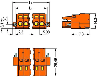 231-302/107-000 WAGO PCB Connection Systems Image 2