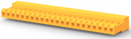Socket header, 22 pole, pitch 3.96 mm, straight, orange, 5-640426-2