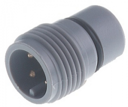 Plug, M12, 4 pole, solder connection, screw locking, straight, 931902106