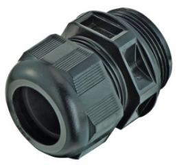 Cable gland, M20, 24 mm, Clamping range 6 to 13 mm, black, 19410005111