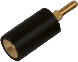 4 mm socket, solder connection, black, 10007478