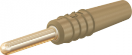 2 mm plug, solder connection, 0.5 mm², brown, 22.2609-27