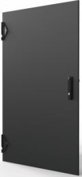 Varistar CP Steel Door, Plain With 3-Point Locking, RAL 7021, 24 U, 1200H, 800W, IP20