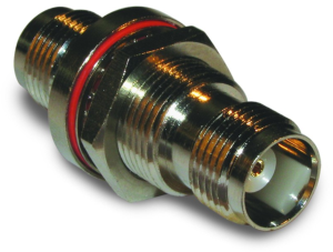 Coaxial adapter, 50 Ω, TNC socket to TNC socket, straight, 122342