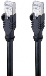 Sensor Actuator Cable Assembly, RJ45-Plug, straight to RJ45-Plug, straight, 0.3 m, turquoise