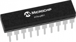 AVR microcontroller, 8 bit, 10 MHz, DIP-20, ATTINY861V-10PU