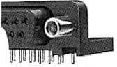 D-Sub connector, 25 pole, standard, angled, solder pin, 5748981-1