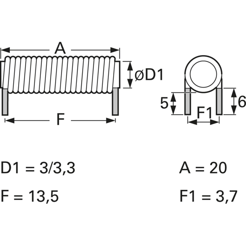 3RCC-4R7M-00 Fastron Fixed Inductors Image 2