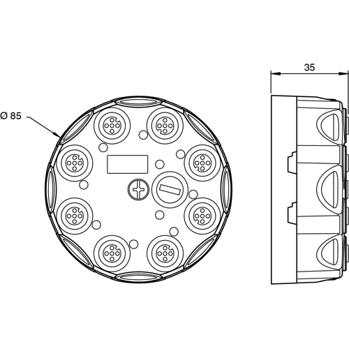 224974 PEPPERL+FUCHS Sensor-Actuator Distribution Boxes Image 2
