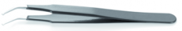 ESD tweezers, uninsulated, antimagnetic, stainless steel, 115 mm, SM103.SA.NE.1