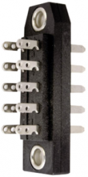 Pin header, 26 pole, pitch 2.5 mm, straight, black, 100023265